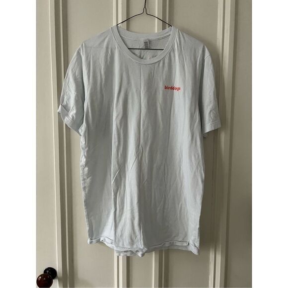 Birddogs white w/ blue and coral paisley bird graphic t-shirt XL - Picture 1 of 3